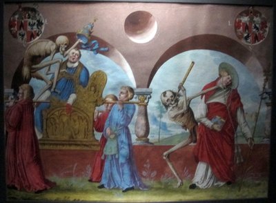 Copy of the Lost Danse Macabre by M. Manuel of the Dominican Cemetery of Bern (1512-20) by Albrecht Kauw